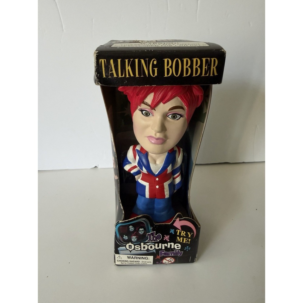 2002 The Osbourne Family KELLY Talking Bobber Collectible Bobble Head NEW NIB